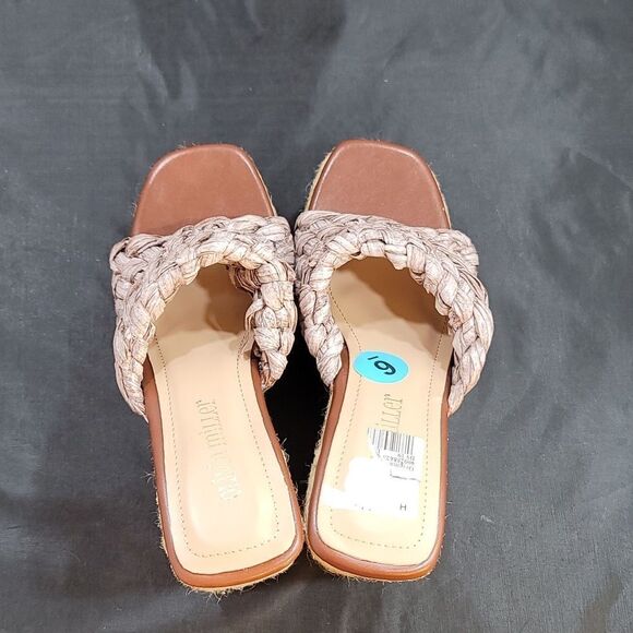 BRAND NEW OLIVIA MILLER IRMA OPEN TOE WEDGE HEEL SANDAL S2 - Picture 5 of 16